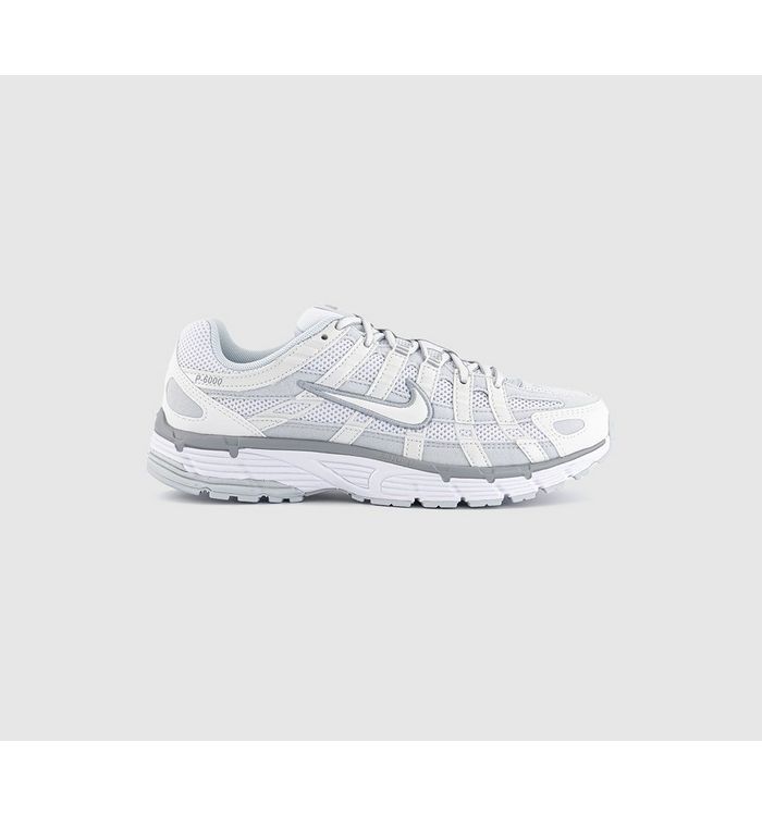 Nike P-6000 Trainers Matalic Summit White White Pure Platinum In Multi