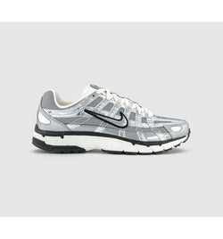 Nike P-6000 Trainers Metallic Silver Metallic Silver Sail In Multi