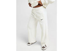 Nike Phoenix Fleece Wide Leg Joggers Sail Black