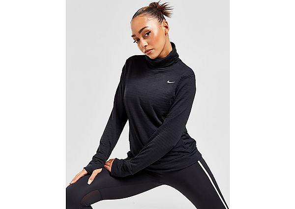 Nike Running Element Turtleneck Top Black