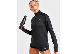 Nike Running Pacer 1 4 Zip DriFIT Track Top Black