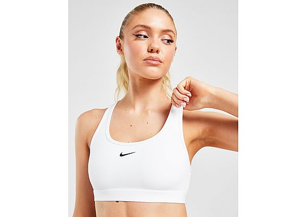 Nike Running Swoosh Sports Bra White