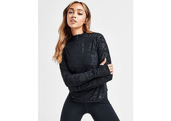 Nike Running Trail 1 4 Zip Top Black