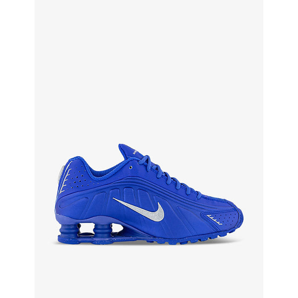 Womens Nike Shox R4 leather and mesh mid-top trainers