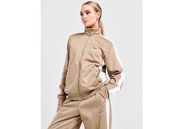 Nike Street Full Zip Jacket Khaki White