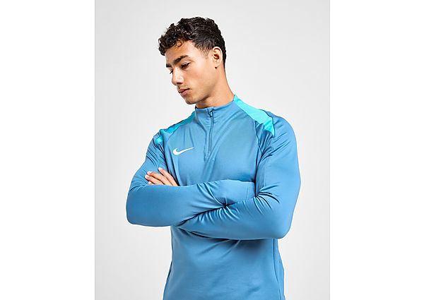 Nike Strike 1 4 Zip Top Aegean Storm Baltic Blue White