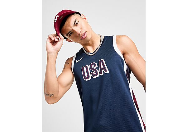 Nike Team USA 2024 Road Jersey Navy