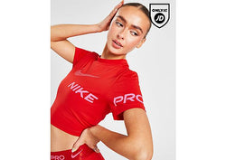 Nike Training Pro Graphic Crop Top University Red