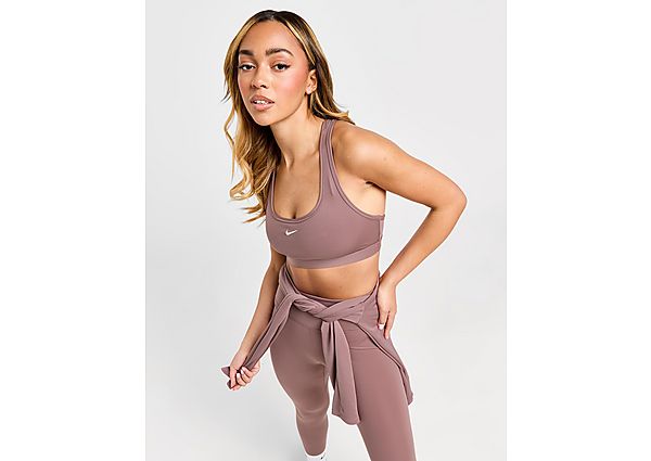 Nike Training Swoosh Bra Brown