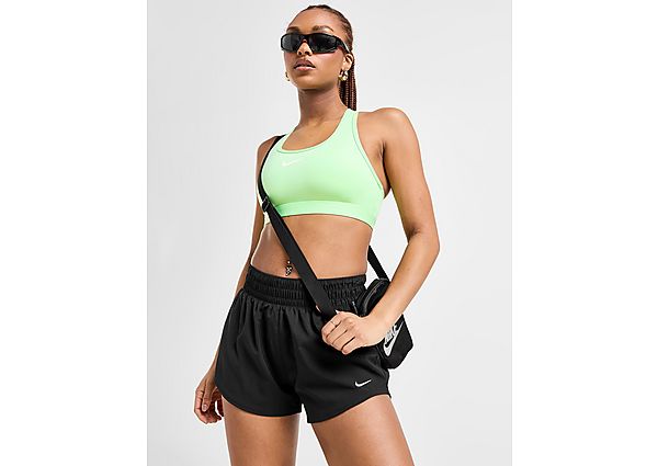 Nike Training Swoosh Medium Support Sports Bra Vapour Green White