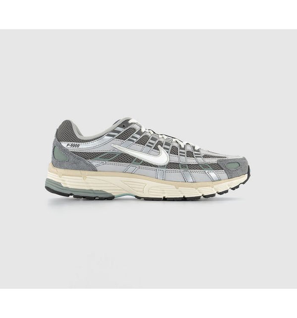 Nike Women's P-6000 Trainers Flat Pewter White Light Iron Ore In Natural