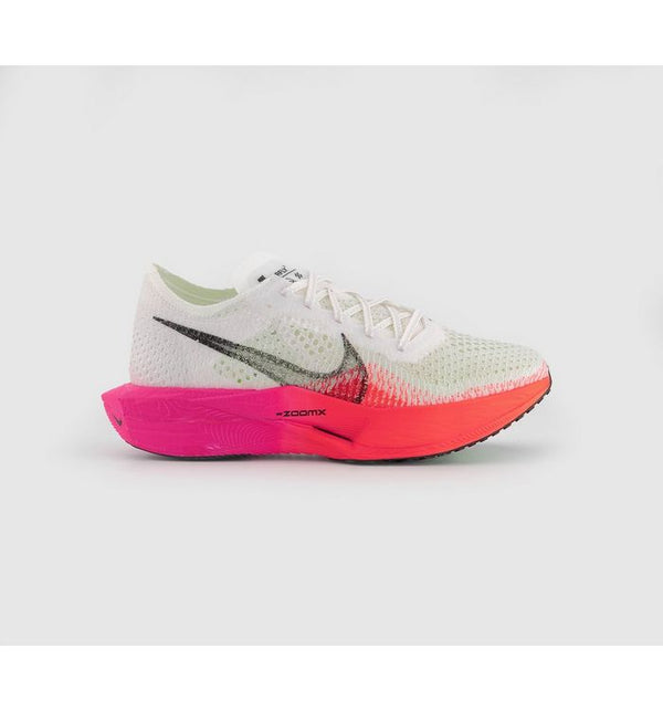 Nike Womens Vaporfly 3 Trainers White Black Bright Crimson Fierce Pink