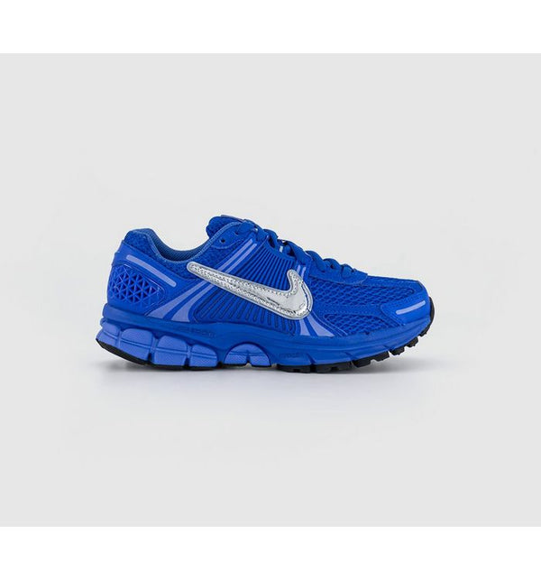 Nike Womens Zoom Vomero 5 Trainers Racer Blue Metallic Silver Light Racer Blue Mixed Material