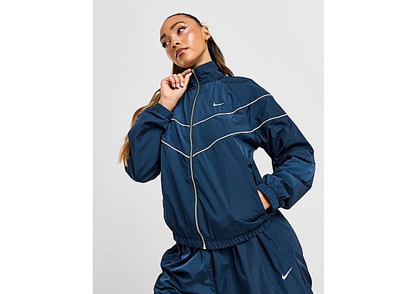 Nike Woven Full Zip Jacket Armoury Navy White