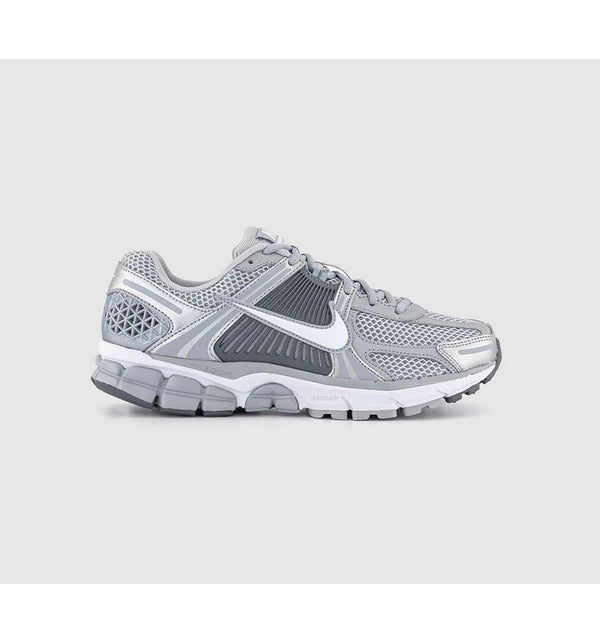 Nike Zoom Vomero 5 Trainers Wolf Grey White Metallic Silver