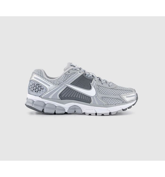 Nike Zoom Vomero 5 Trainers Wolf Grey White Metallic Silver