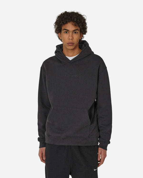 Nike Jordan Wordmark Fleece Hooded Sweatshirt Off Noir