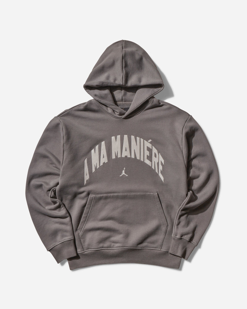 Nike Jordan Men s A Ma Maniére Logo Hoodie Flat Pewter