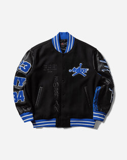 Nike Jordan Men s Awake NY Varsity Jacket Black / Game Royal