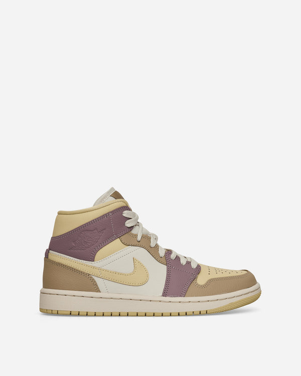 Nike Jordan Women s Air Jordan 1 Mid Sneakers Light Orewood Brown / Khaki / Taupe Grey