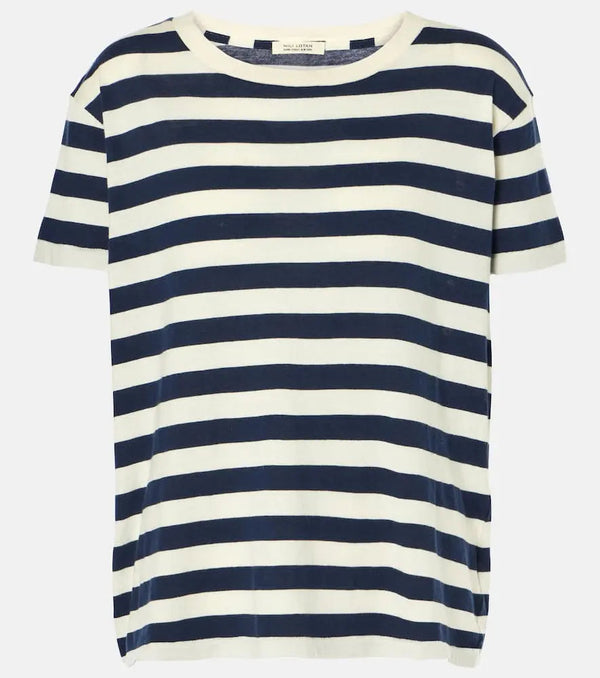 Nili Lotan Brady striped cotton T-shirt | LYBSTORE