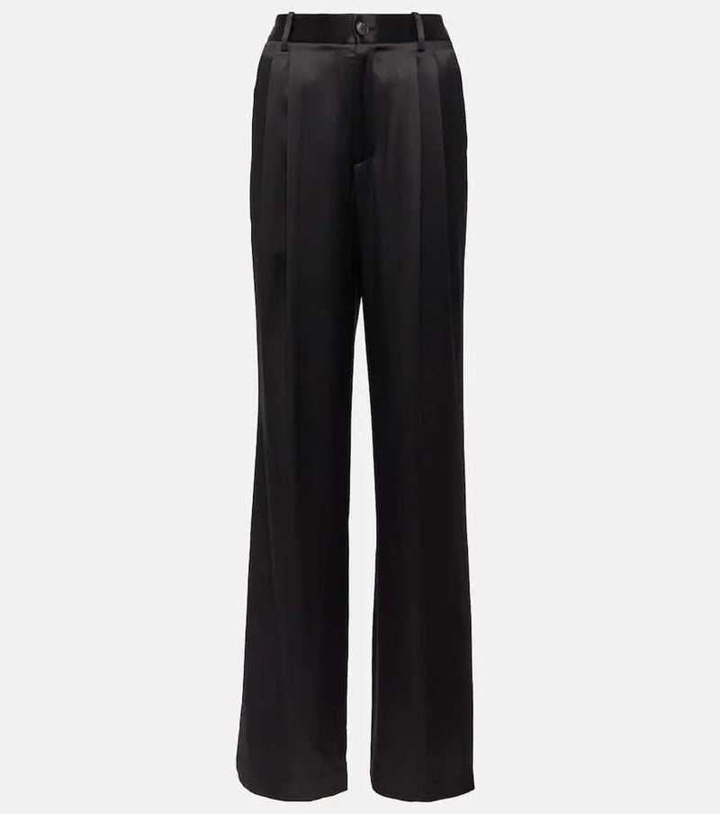 Nili Lotan Flavie silk wide-leg pants | LYBSTORE