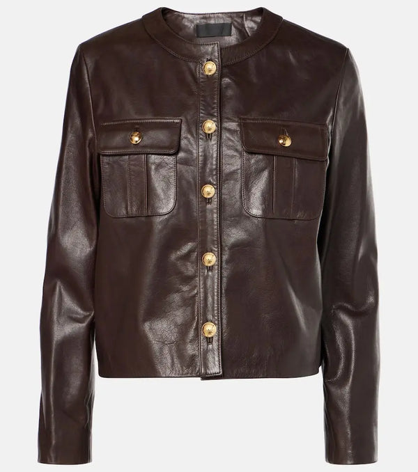 Nili Lotan Kitra leather jacket | LYBSTORE