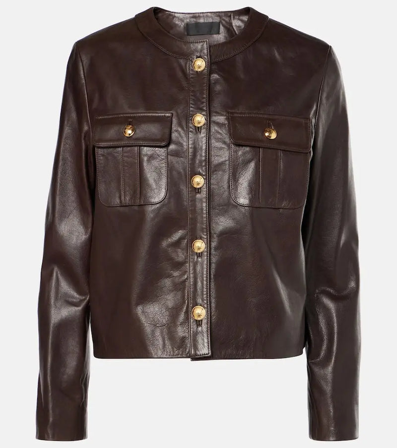 Nili Lotan Kitra leather jacket | LYBSTORE