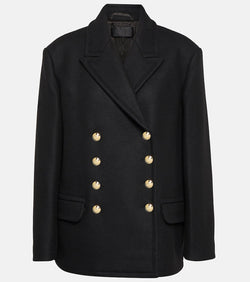 Nili Lotan Pascal double-breasted virgin wool peacoat