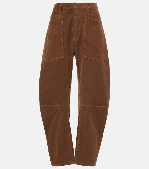 Nili Lotan Shon cotton-blend corduroy wide-leg pants