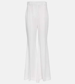 Nina Ricci High-rise cady flared pants | LYBSTORE