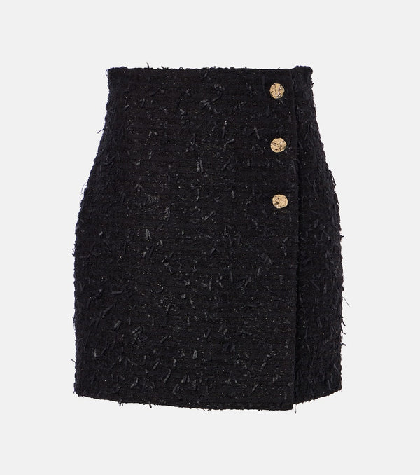 Nina Ricci High-rise cotton-blend tweed miniskirt