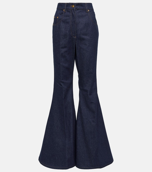 Nina Ricci High-rise flared jeans | LYBSTORE