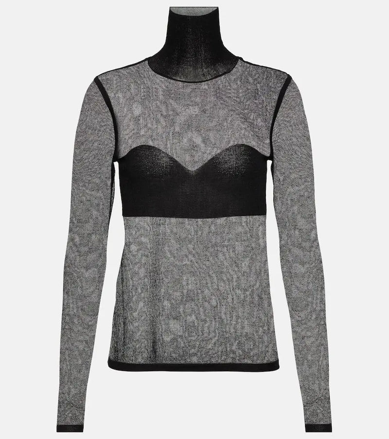 Nina Ricci Knitted turtleneck top