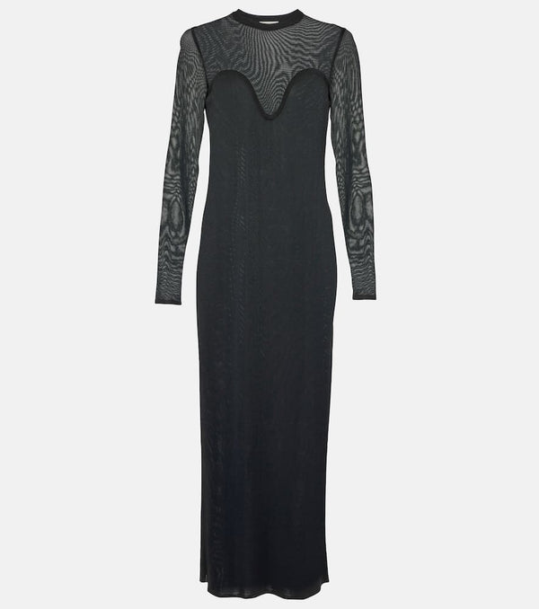 Nina Ricci Mesh semi-sheer maxi dress