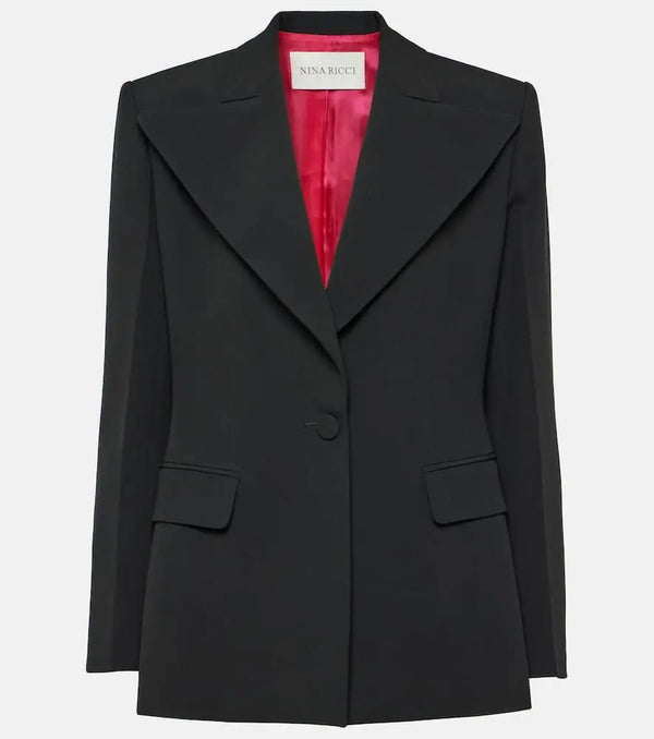 Nina Ricci Single-breasted cady blazer | LYBSTORE