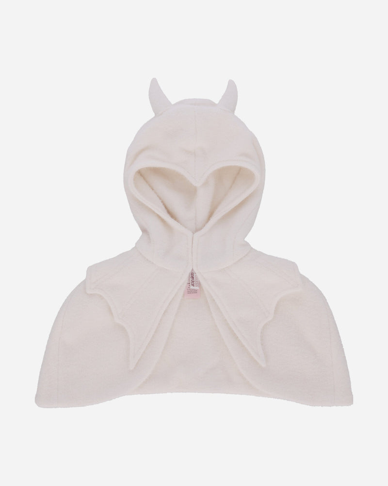 No Dress Women s RoomSERVICE888 Devil Horns Detachable Shawl Balaclava White