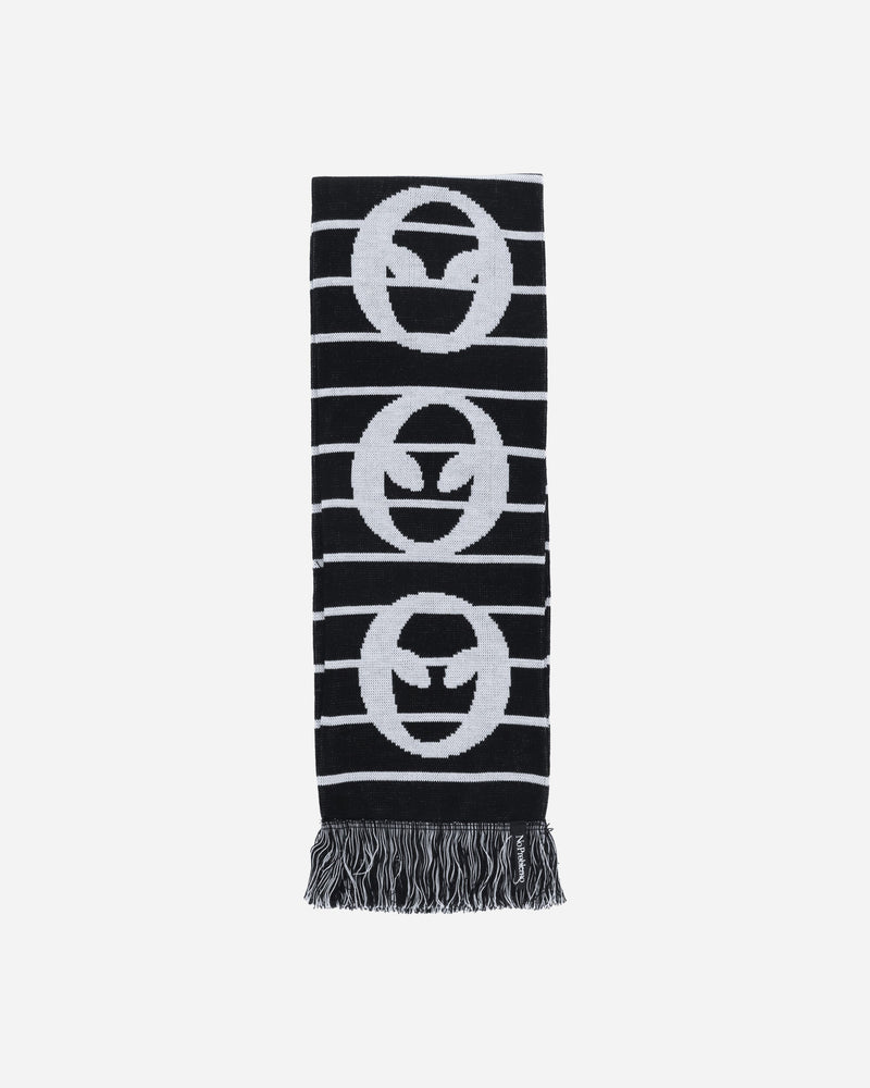 No Problemo Alien-O Striped Scarf Black