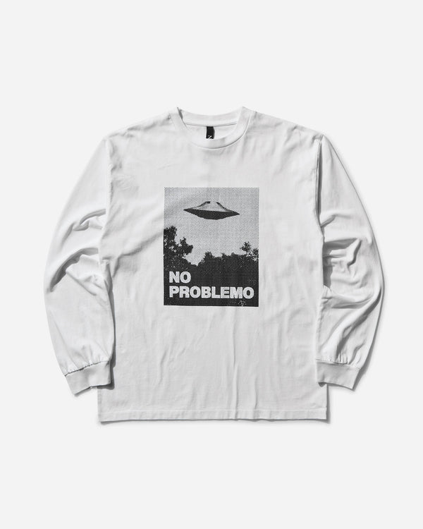 No Problemo Visitors Longsleeve T-Shirt White