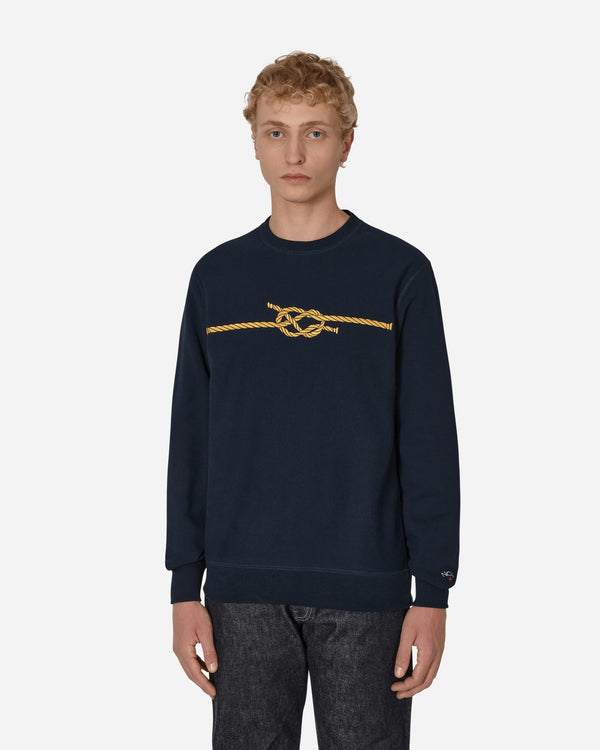 Noah Knot Crewneck Sweatshirt Blue