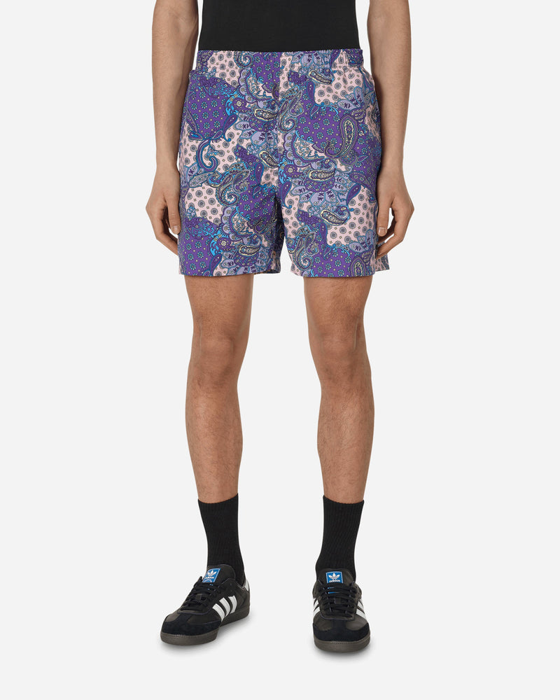 Noah Paisley Swim Trunks Purple