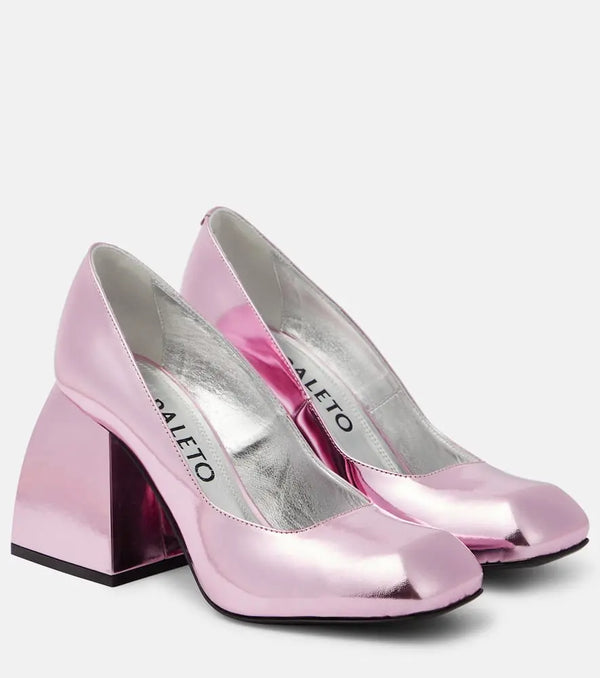 Nodaleto Bulla Air 90 metallic leather pumps | LYBSTORE