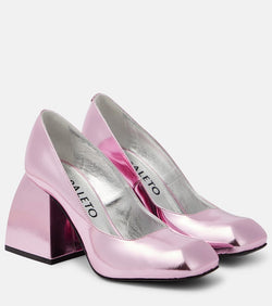 Nodaleto Bulla Air 90 metallic leather pumps