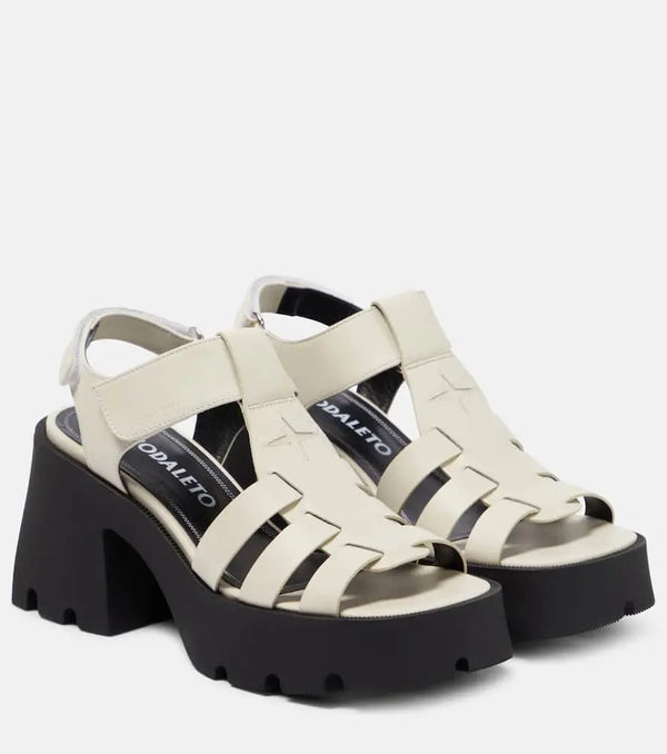 Nodaleto Bulla Emma leather platform sandals | LYBSTORE