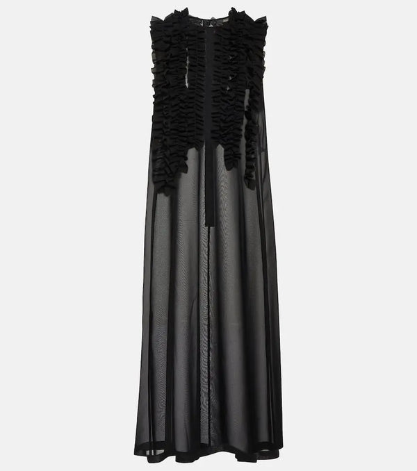 Noir Kei Ninomiya Jacquard midi dress | LYBSTORE