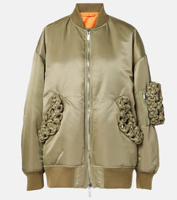 Noir Kei Ninomiya Knot-detail bomber jacket