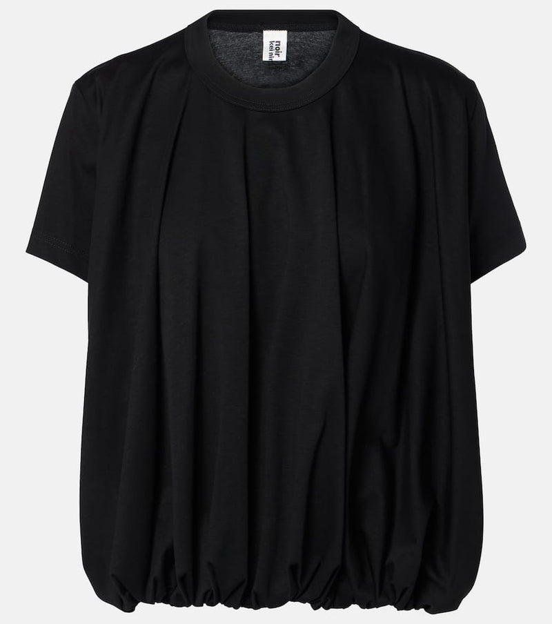 Noir Kei Ninomiya Pleated cotton top