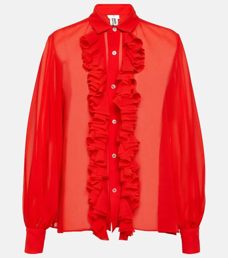 Noir Kei Ninomiya Ruffled blouse | LYBSTORE