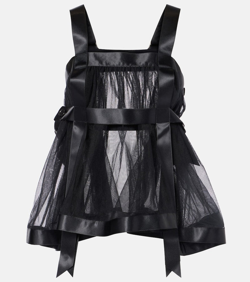 Noir Kei Ninomiya Tulle top