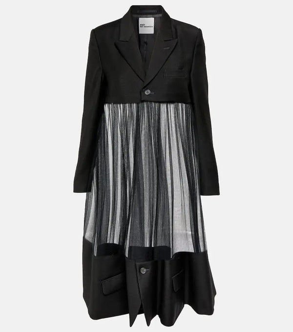 Noir Kei Ninomiya Wool and mohair jacket | LYBSTORE